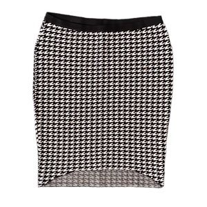 Houndstooth Skirt
